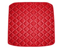 Rosso ecopelle trapuntata - rosso,