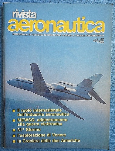 Rivista aeronautica 1987 4 - 1987, n.