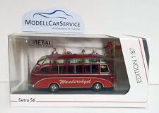 Schuco 1/87 (H0): 26692 pullman Setra S6 "uccellini migratori", con 5 persone