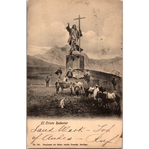 Cartolina cristo redentor - el,