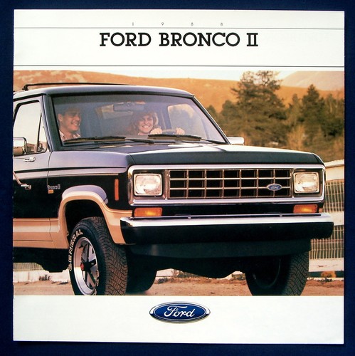 Brochure depliant 1988 ford - 1988,