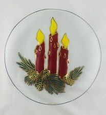 Piatto natalizio vintage arte