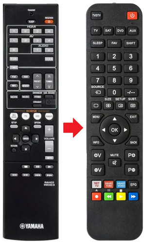 Telecomando adatto per yamaha - telecomando,