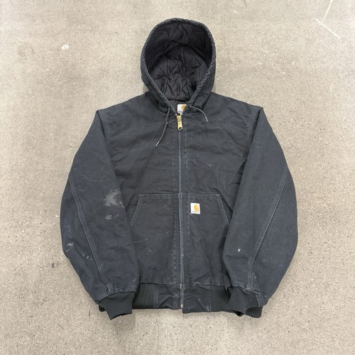 Carhartt blk black hooded - carhartt, work