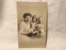Ihre Kgl. Hoheit d. Frav GroBherzogin v. Sachsen mit ihren Kindern -Postcard