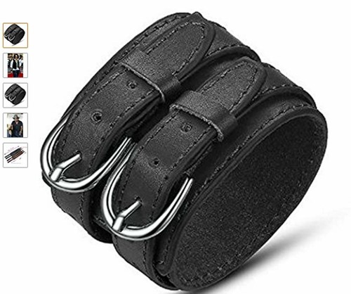 Bracelet cuir véritable - bracelet,