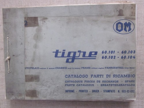 Tigre catalogo originale - om,
