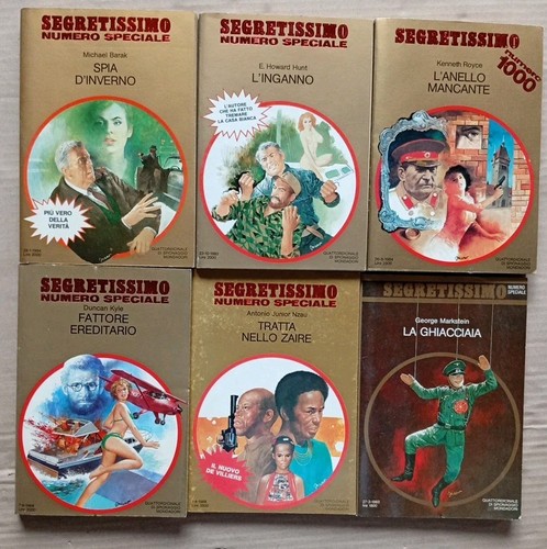 Lotto volumi segretissimo - 6,
