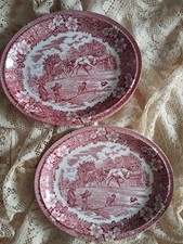 2 piatti/vassoi da portata inglese vintage