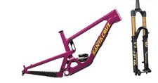 SET TELAIO SANTA CRUZ BRONSON V5 CC CON 2025 FOX 36 160 FLOAT FACTORY GRIP X2