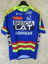 Maillot cycliste BRESCIALAT LIQUIGAS 1998 vintage cycling shirt jersey maglia XL
