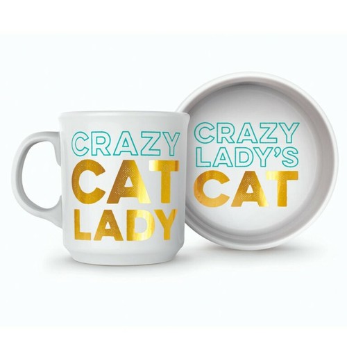 Tazza caffè crazy cat - crazy, lady