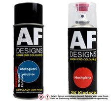 Kit bomboletta spray 2K per Motoguzzi MGUZ104 Blu Roma vernice base 2K vernice trasparente bomboletta spray 