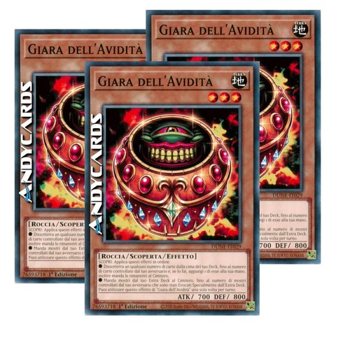 Giara dell avidità greed - 3x, (greed