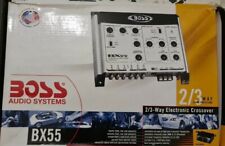 1 BOSS AUDIO SYSTEMS BX55 BX 55 crossover elettronico a 2/3 vie equalizzatore