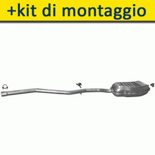 BMW 3 E46 2.0 116/136/150HP 1998-2005 Silenziatore Marmitta Posteriore+