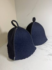 2 Cappello Sauna Lana Naturale