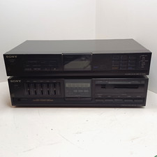 Sony TA-AX250 Amplifier & ST-JX250L Tuner 5 Band Graphic Equalizer Phono Set