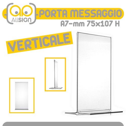 Porta messaggio bifacciale - porta,