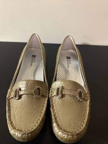 White mountain leather - white,