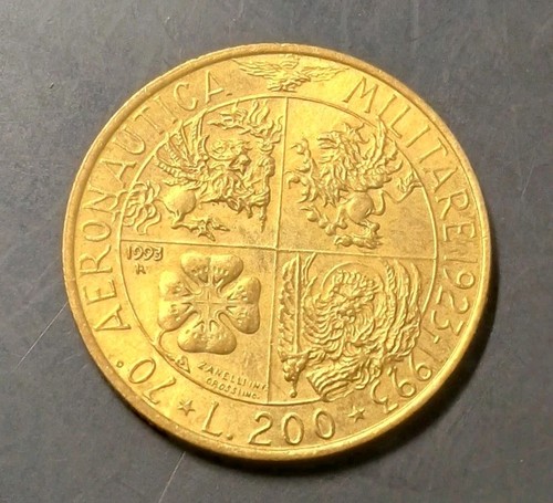 Italy 200 lire 1993 - , 70th
