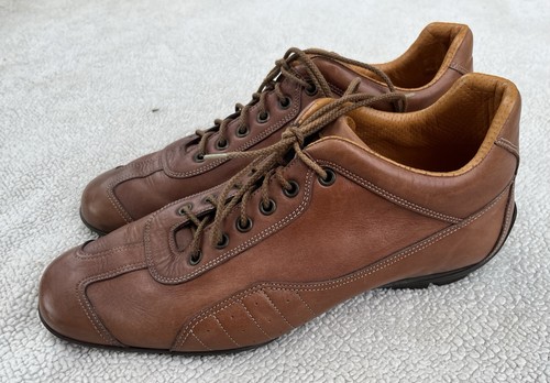 Santoni nuvola brown - brown, leather