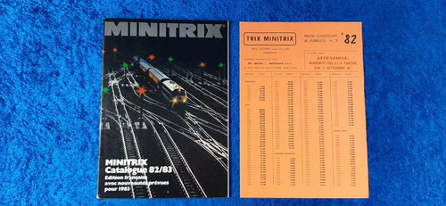 Minitrix catalogue 83 - catalogue, 82/83
