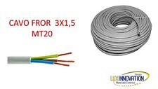 CAVO FROR 3X1.5 20 METRI CAVO ELETTRICO 3 FILI PER PROLUNGHE CAVO FILO ELETTRICO