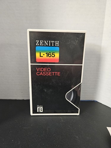 Videocassetta zenith 165 - zenith, l-165