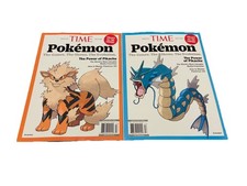Pokémon 25th Anniversary Time Magazine Collector's Edition Lot Of 2