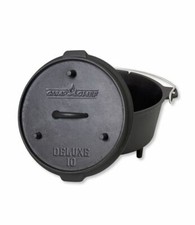 Forno Olandese Deluxe in Ghisa Stagionato Camp Chef 10" Nuovo