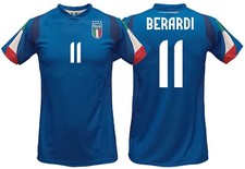 Maglia Berardi Italia Ufficiale  2025 2026  azzurri 11 Domenico Nuovo Font