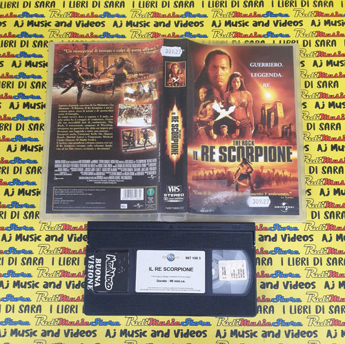 Vhs film re scorpione - il,