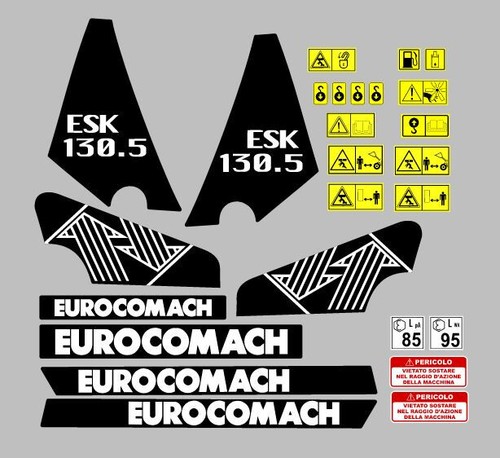 Eurocomac esk 130 decalcomanie - eurocomac,