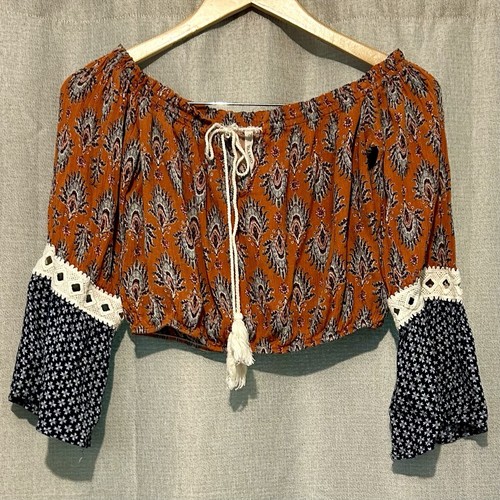 Top solemio boho spalle - top,