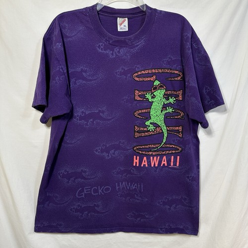 Shirt vintage aop - t-shirt, gecko