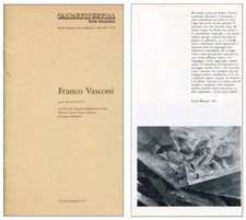 Franco VASCONI. Opere dal 1977 al 1979. Brochure, Zarathustra Arte Incontro 197