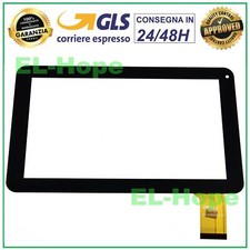 TOUCH SCREEN VETRO PER TABLET MAJESTIC TAB-292 DIGITIZER 9" ORIGINALE NERO