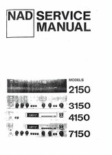 NAD manuale di istruzioni per 2150 3150 4150 user owner's manual inglese copy