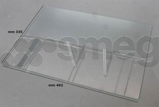 Ripiano in vetro USATO per frigorifero 775652392 ricambio originale Smeg