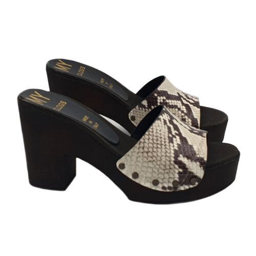 Zoccoli donna pelle - in,