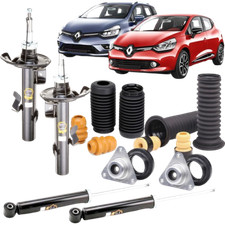 Kit 4 ammortizzatori + supporti tamponi RENAULT CLIO IV 0.9 1.2 1.5 2012-2021