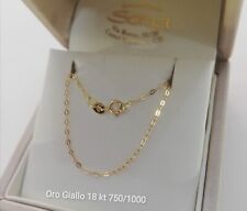 Collana girocollo Ovalino cm 40 in oro giallo 750 18 kt GRAMMI 0.7 nuova