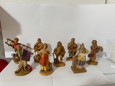 Lotto di 8 stuatuine presepe - FONTANINI - Simonetti - 1993/1998 -   12/13 cm
