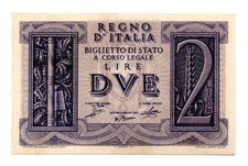 ITALIA - BANCONOTA DA 2 LIRE