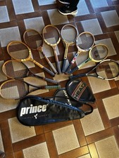 Racchette tennis vintage 9 Pezzi (Spalding, Suprema, Dunlop)