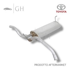 ASSO - TERMINALE MARMITTA / SILENZIATORE SCARICO TOYOTA AYGO (I) - 10.7070