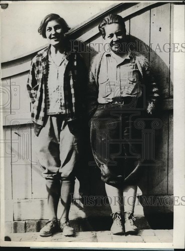 1925 press photo opal kelly - opal, &