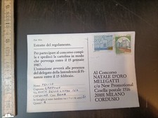 cartolina Pubblicitaria affrancatura mista Melegatti Roma cordusio  -N1.1
