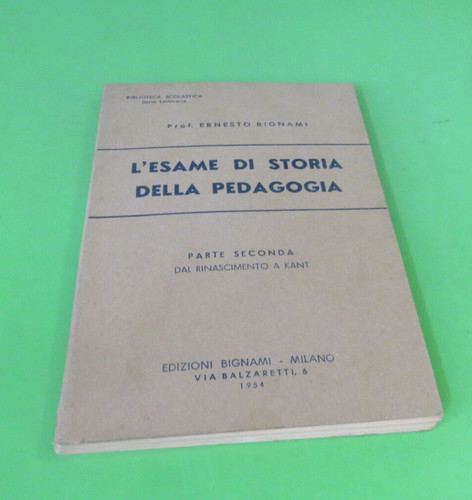 Ernesto bignami esame di - ernesto, l'esame